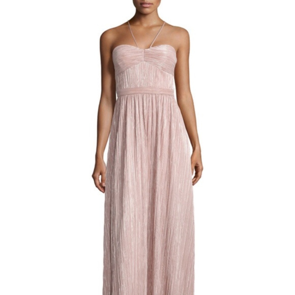 LAUNDRY by Shelli Segal foil pleated Gown/dress(s)